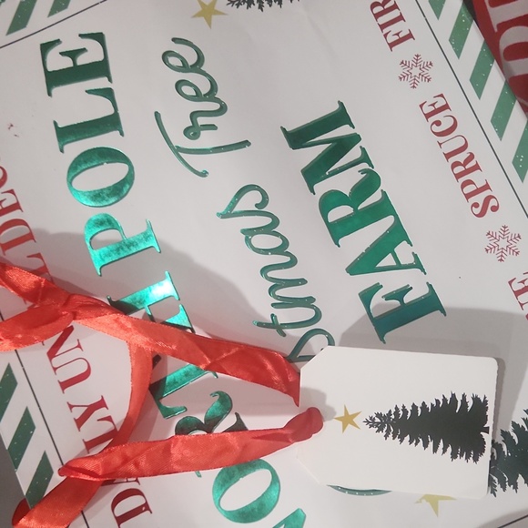 🎄 CITYGIRLXSTYLE HOLIDAY LISTING 🎁 YOU ARE PURCHASING 2 CHRISTMAS BAGS+TISSUE - Picture 3 of 4